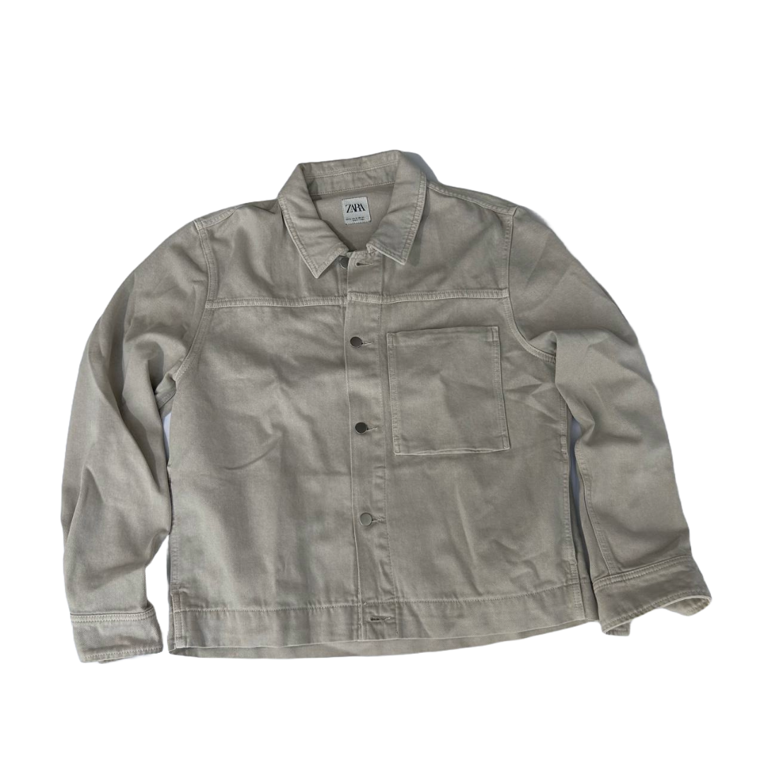 Zara Faded Denim Overshirt