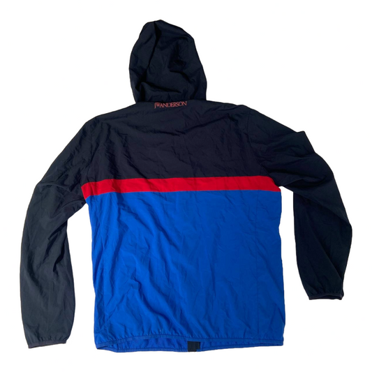 Uniqlo JW Anderson Navy Blue Red Very Light Soft Compact Tracksuit Jacket