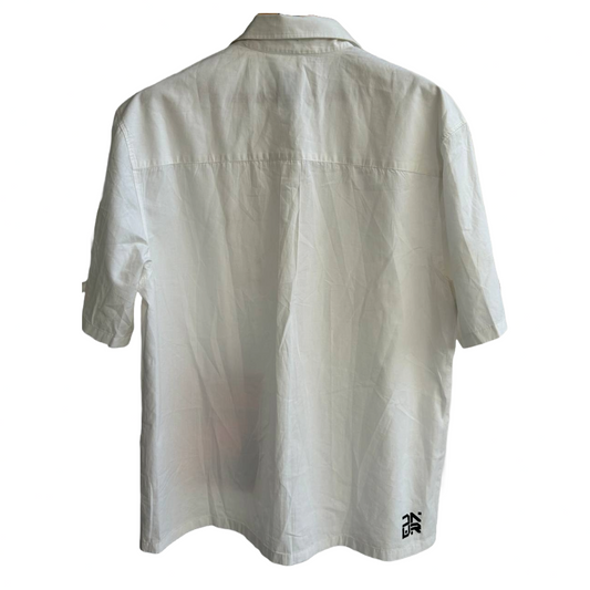 Zara men short sleeve shirt white