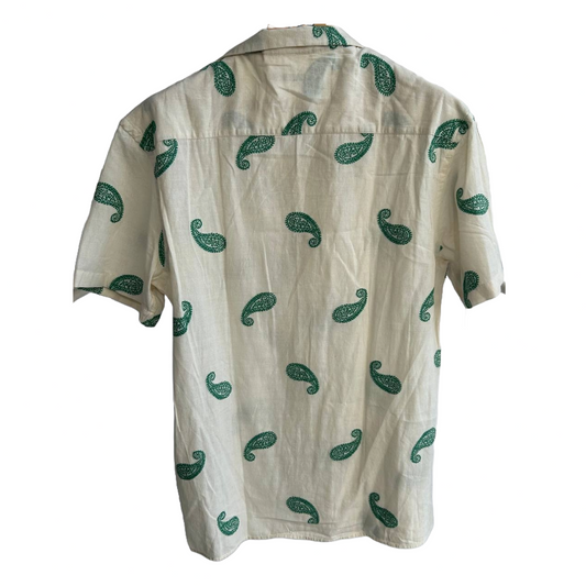 Zara Embroided Cuban Shirt