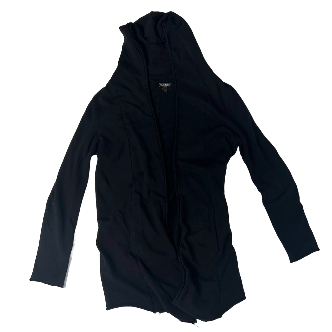 H&M Long, hooded cardigan
