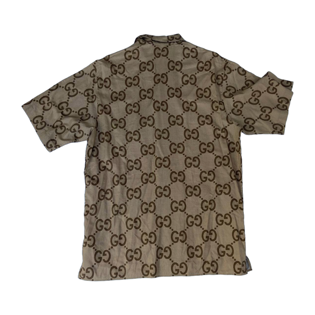 Gucci Drop Shoulder Cuban Collar Shirt