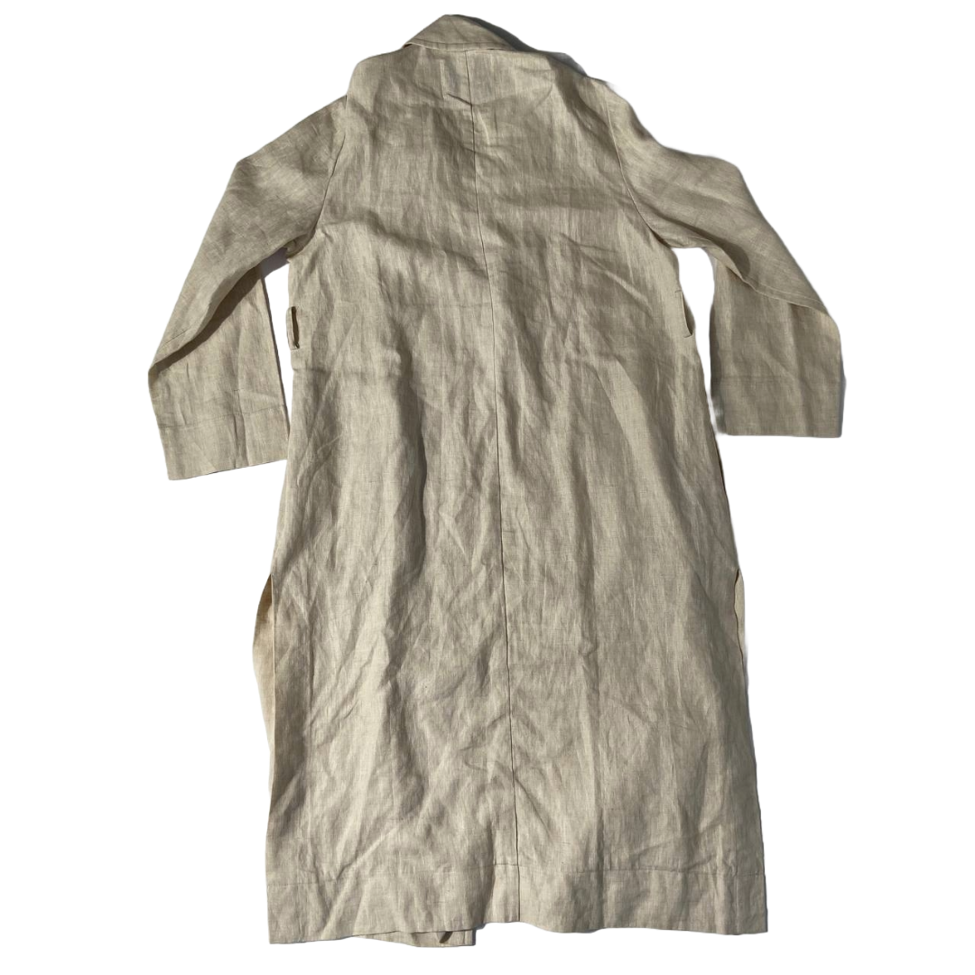 MNG Long Off-white coat