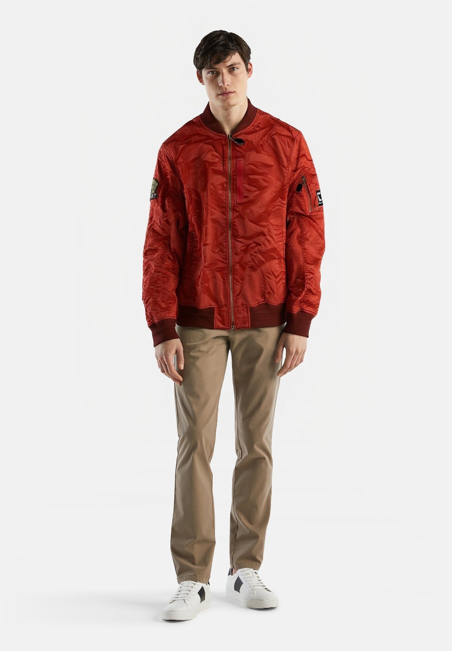 Superdry MA1 Bomber Jacket in Burnt Orange