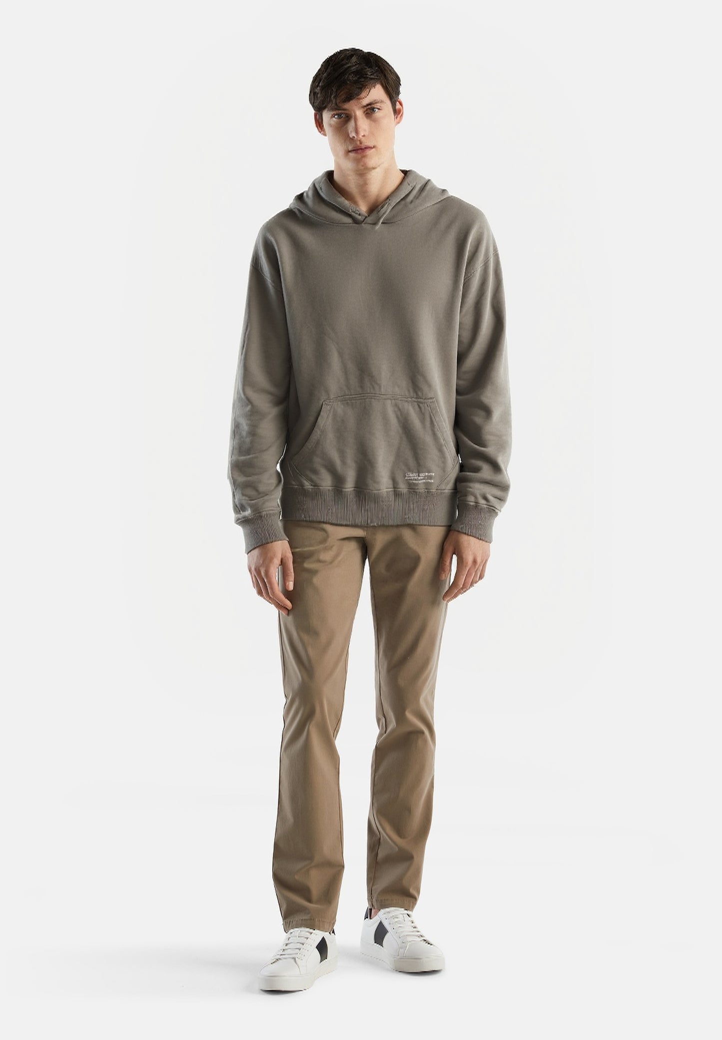 All Saints Beige Hoodie Plain