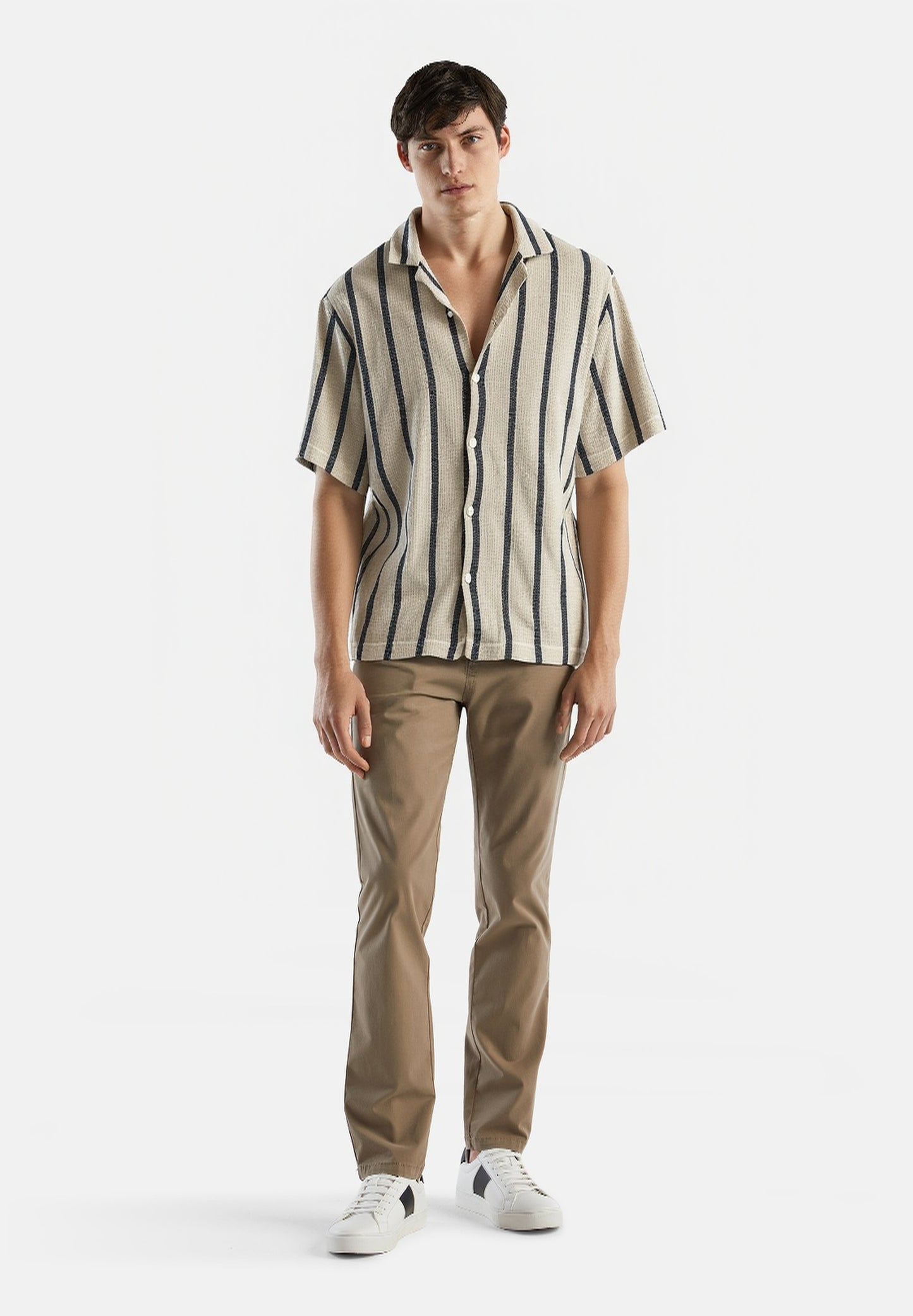 Zara Textured Stripped Shirt