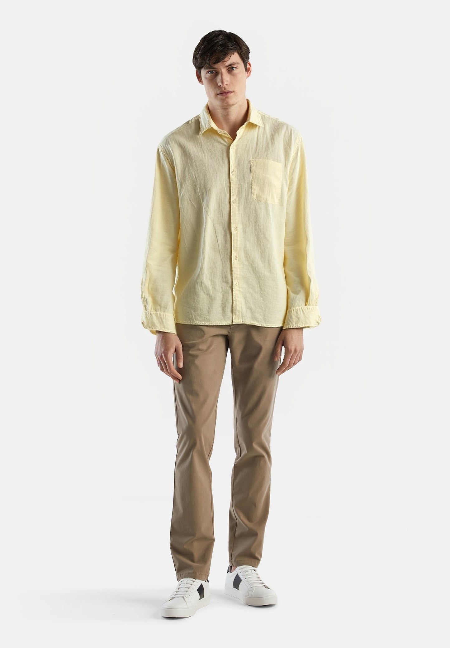 Uniqlo Premium Linen Long-Sleeve Shirt
