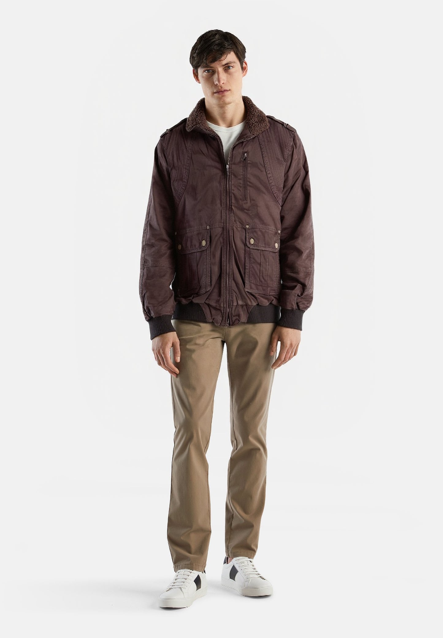 Levi Strauss Brown colour winter jacket