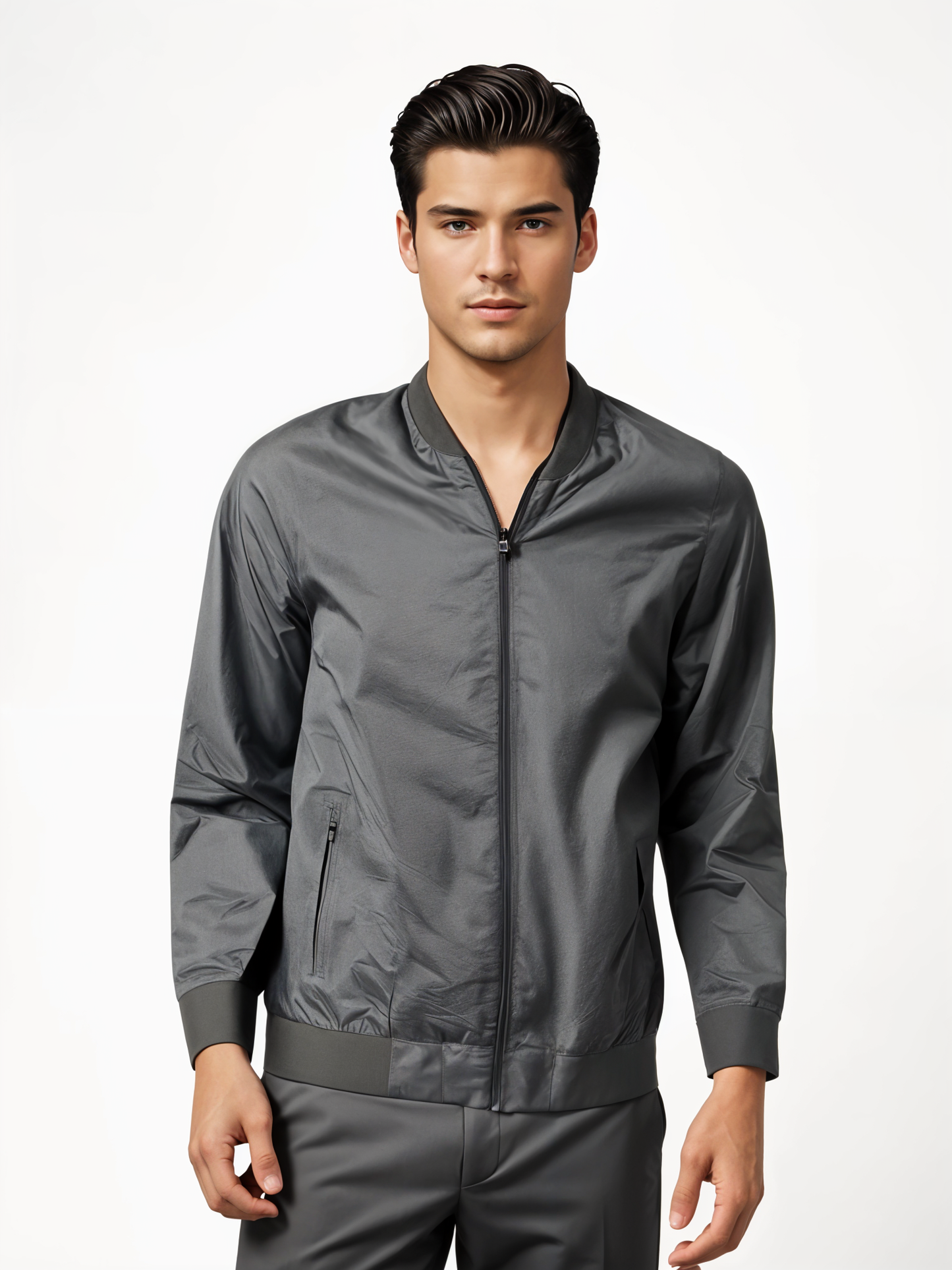 Ascot Relaxed Fit Bomber Jacket