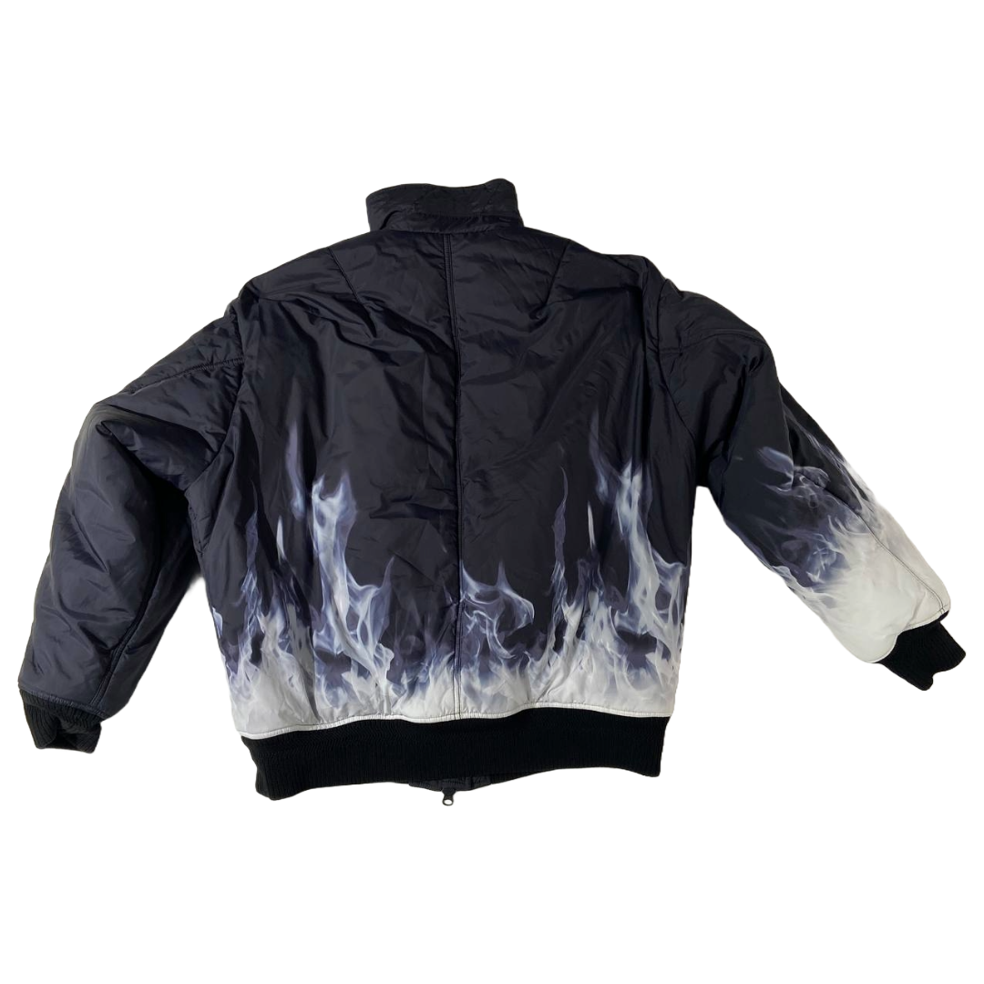 Onitsuka Tiger White Flame Puffer Jacket