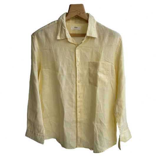 Uniqlo Premium Linen Long-Sleeve Shirt