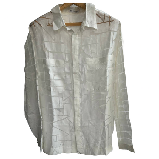 Zara Poplin Shirt White