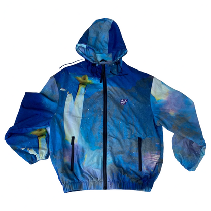Zara Space Print Windbreaker Jacket