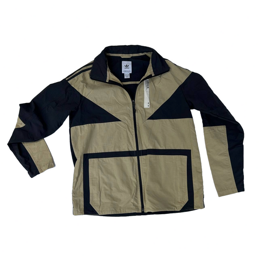 Adidas Originals Men Khaki & Black NMD Colourblocked Sporty Jacket