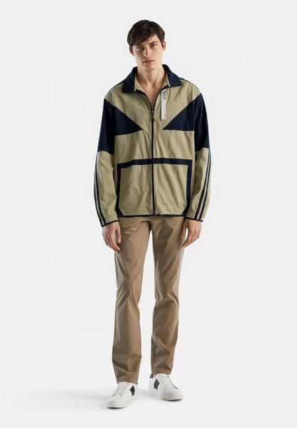 Adidas Originals Men Khaki & Black NMD Colourblocked Sporty Jacket