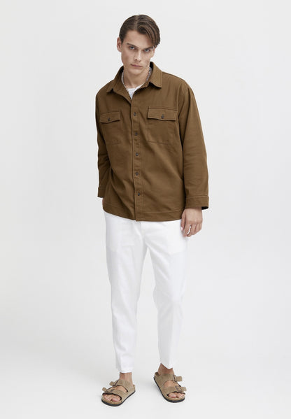 Zara Men's Faux Suede Oversize Shirt