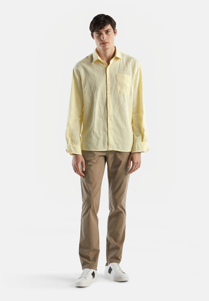 Uniqlo Premium Linen Long-Sleeve Shirt