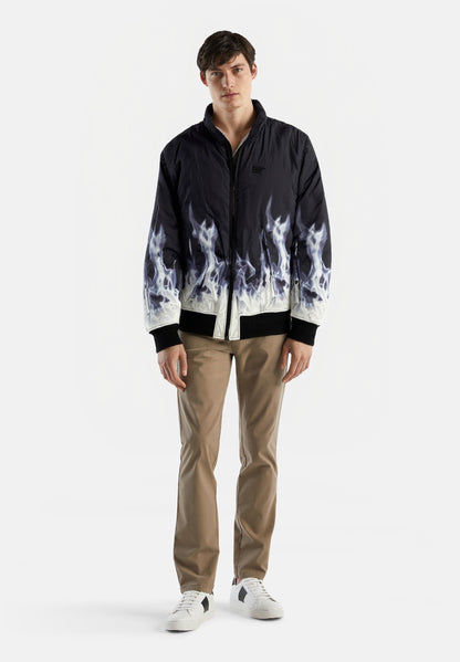 Onitsuka Tiger White Flame Puffer Jacket