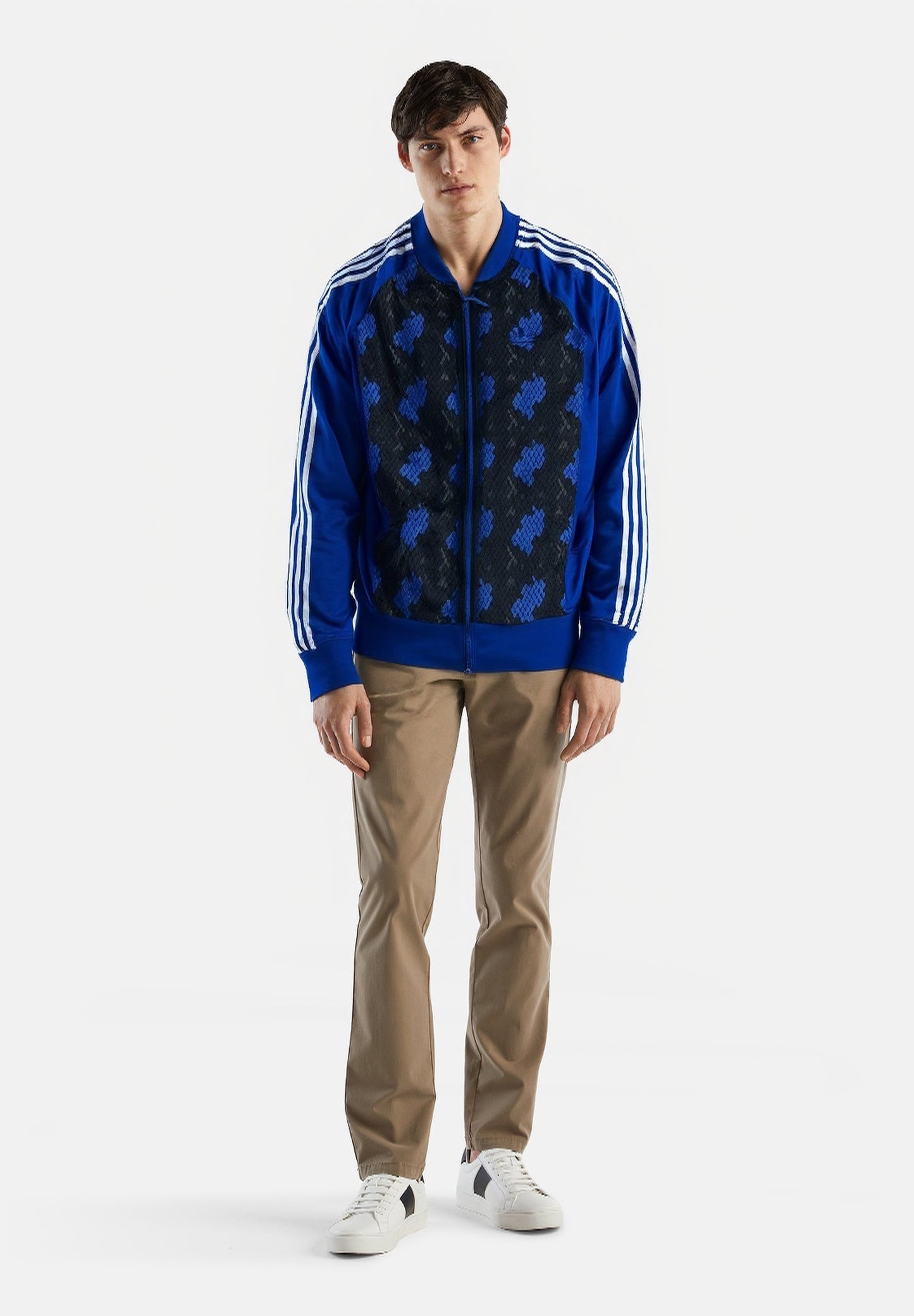 Adidas Originals mens full zip snake skin track jacket